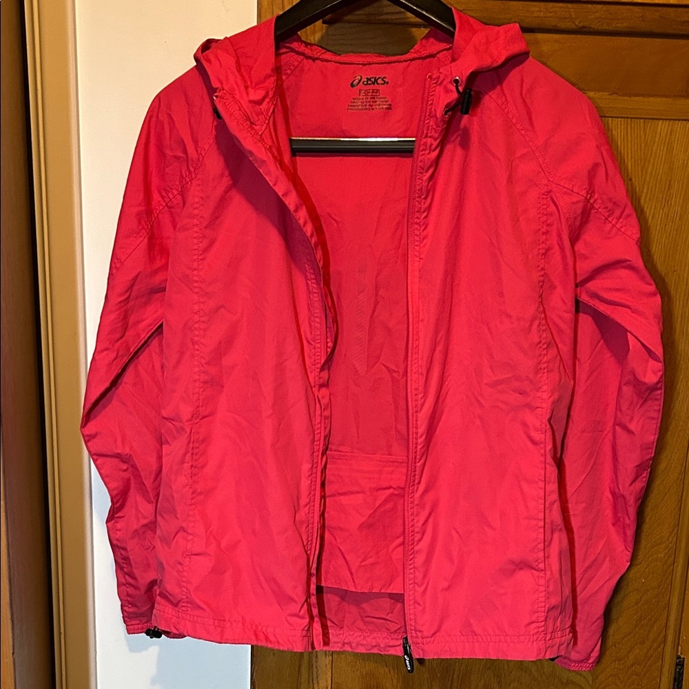 ASICS Women's Vibrant Pink windbreaker